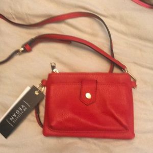 New vegan red bag, cross body